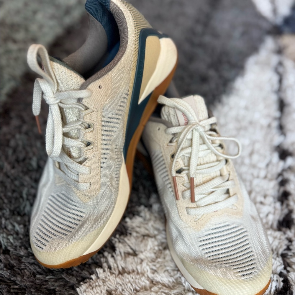 Reebok NANO.x1 Cross Trainers in Classic White and Brave Blue